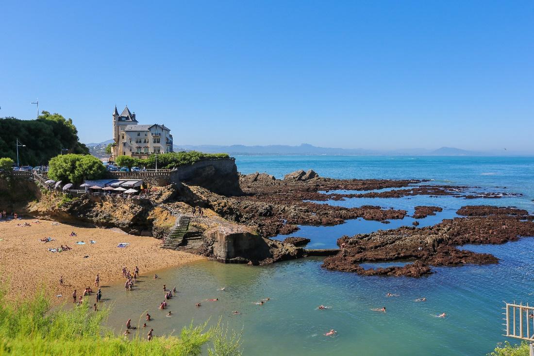 Plage du Port Vieux Biarritz: ein kleines Strandparadies in unmittelbarer Stadtnähe.